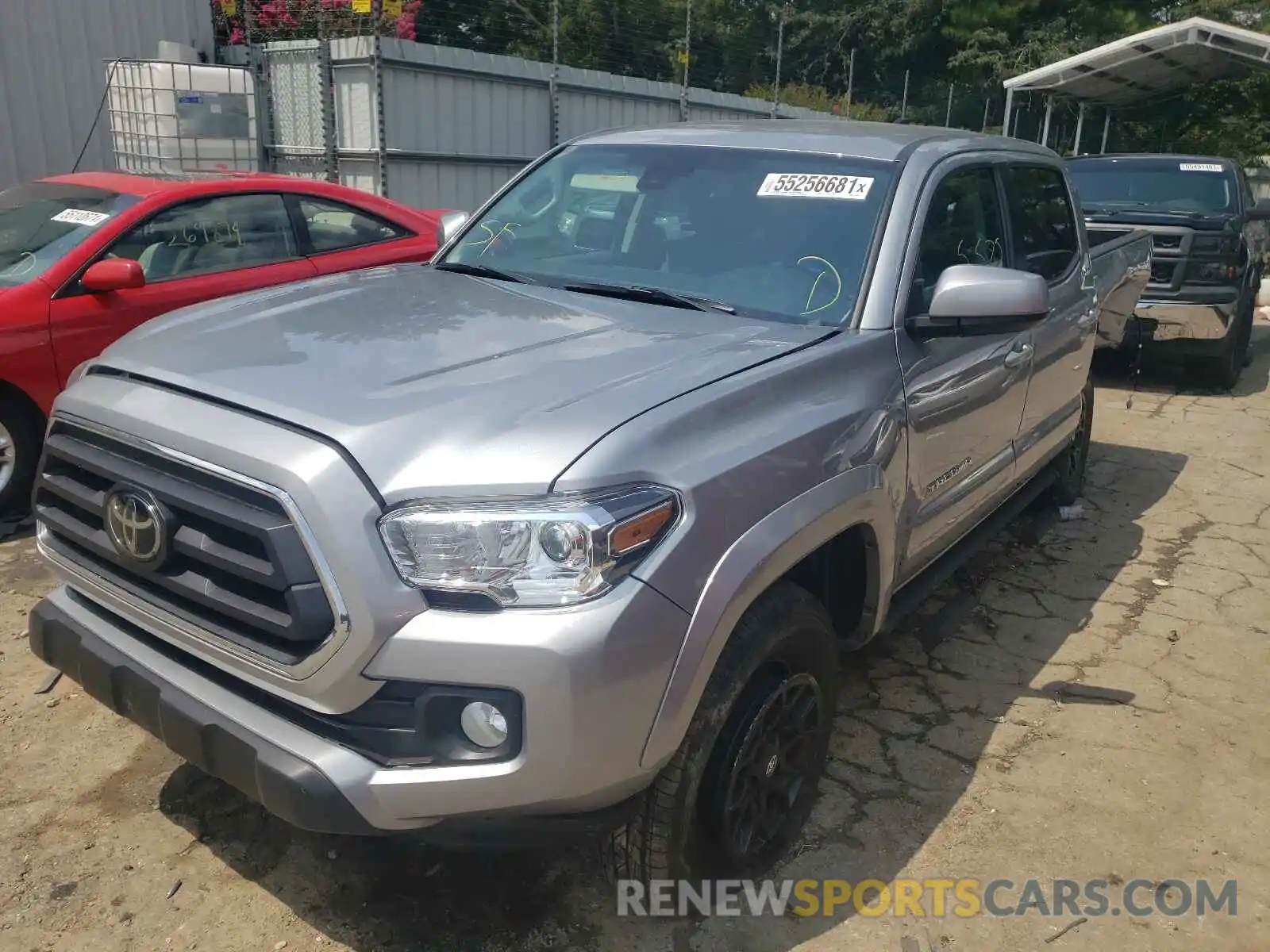 2 Photograph of a damaged car 5TFAZ5CNXMX103485 TOYOTA TACOMA 2021