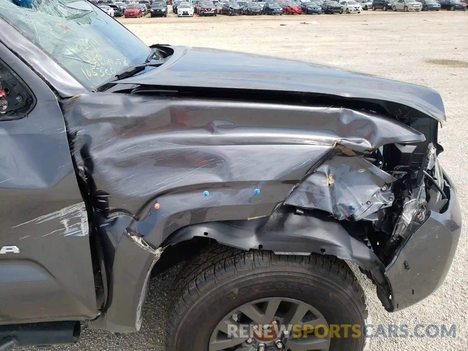 9 Photograph of a damaged car 5TFAZ5CNXMX105320 TOYOTA TACOMA 2021