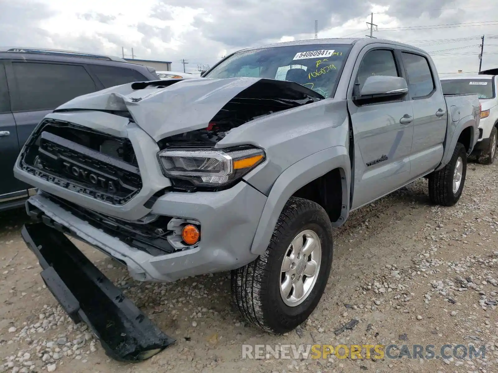 2 Photograph of a damaged car 5TFAZ5CNXMX106029 TOYOTA TACOMA 2021