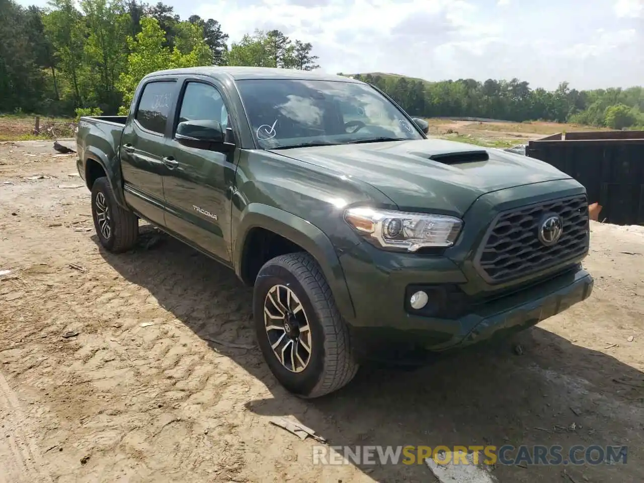 1 Photograph of a damaged car 5TFAZ5CNXMX106032 TOYOTA TACOMA 2021