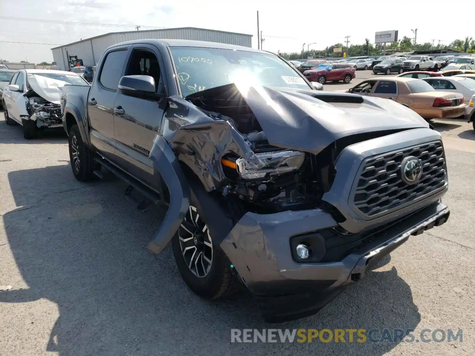 1 Photograph of a damaged car 5TFAZ5CNXMX107052 TOYOTA TACOMA 2021