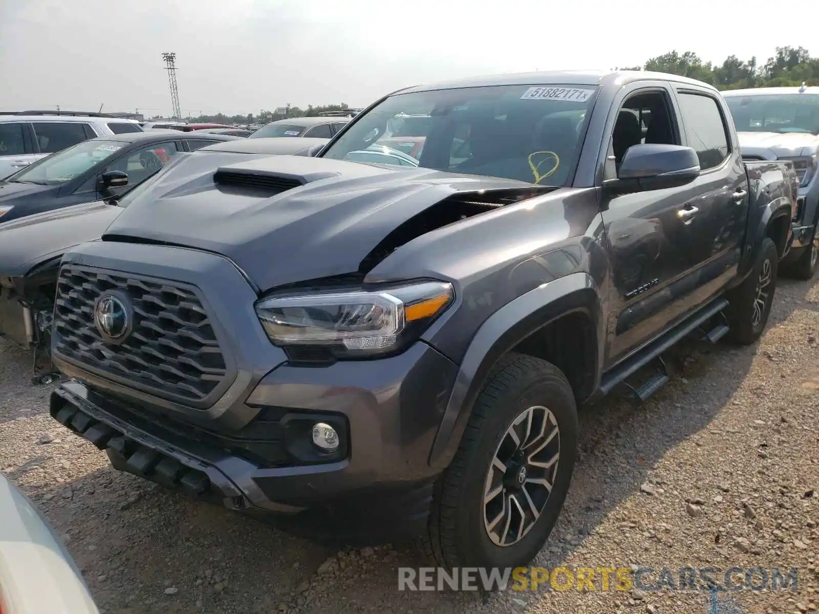 2 Photograph of a damaged car 5TFAZ5CNXMX107052 TOYOTA TACOMA 2021