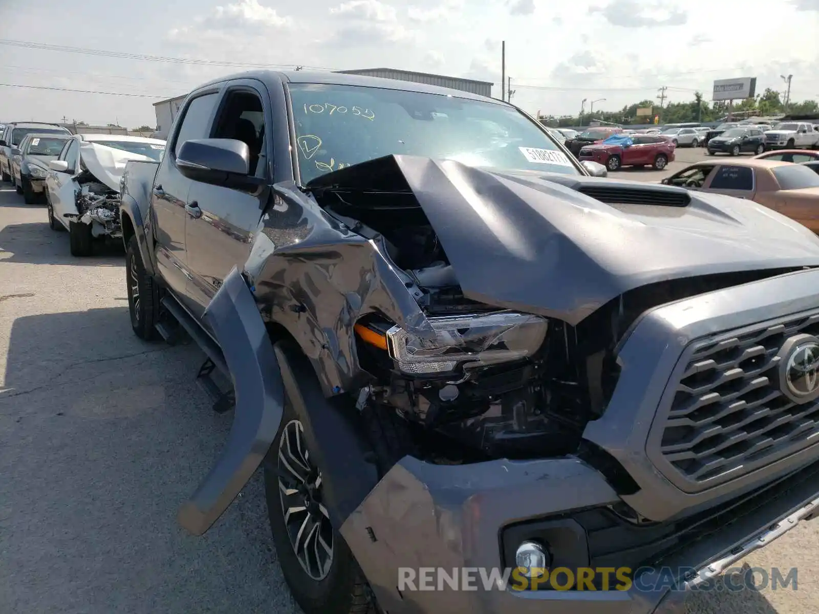 9 Photograph of a damaged car 5TFAZ5CNXMX107052 TOYOTA TACOMA 2021