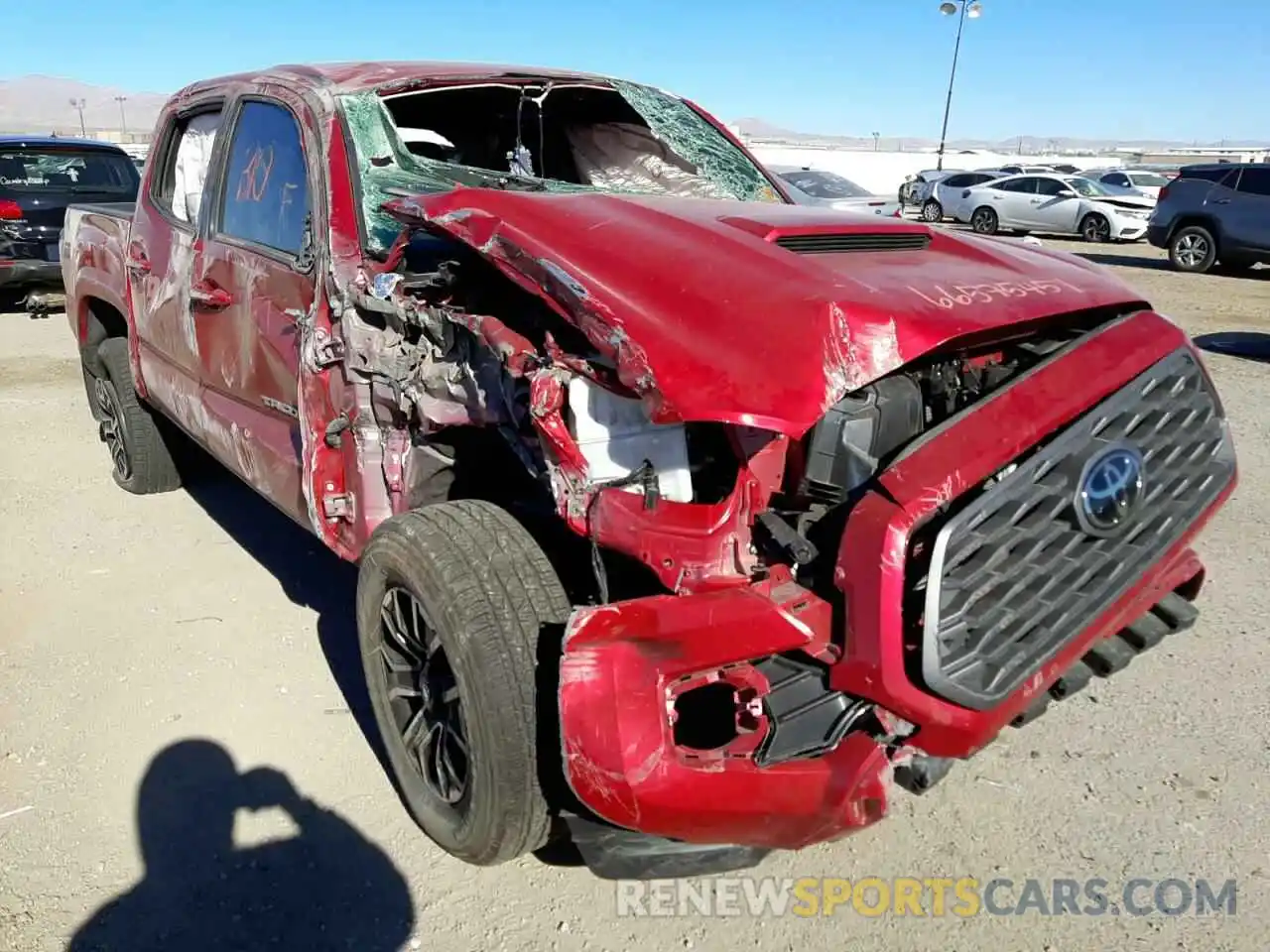 1 Photograph of a damaged car 5TFAZ5CNXMX112798 TOYOTA TACOMA 2021