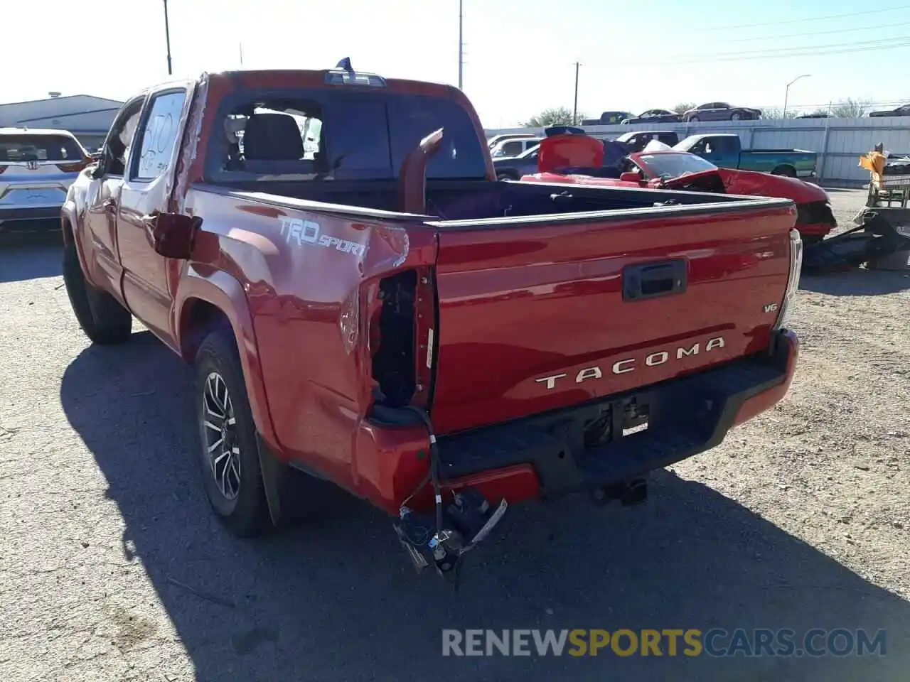 3 Photograph of a damaged car 5TFAZ5CNXMX112798 TOYOTA TACOMA 2021