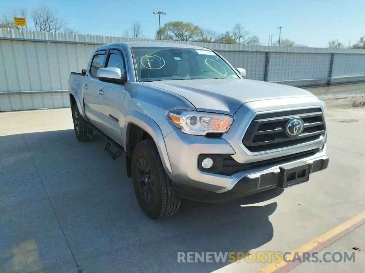 1 Photograph of a damaged car 5TFAZ5CNXMX114602 TOYOTA TACOMA 2021