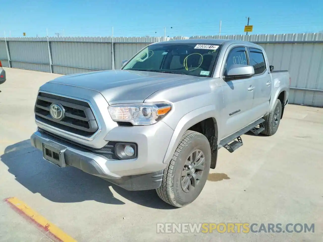 2 Photograph of a damaged car 5TFAZ5CNXMX114602 TOYOTA TACOMA 2021