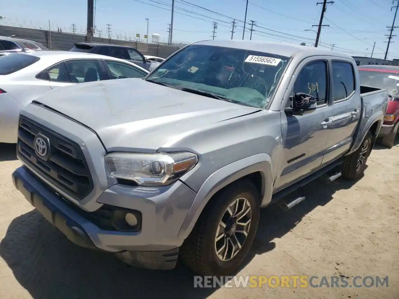 2 Photograph of a damaged car 5TFAZ5CNXMX116317 TOYOTA TACOMA 2021