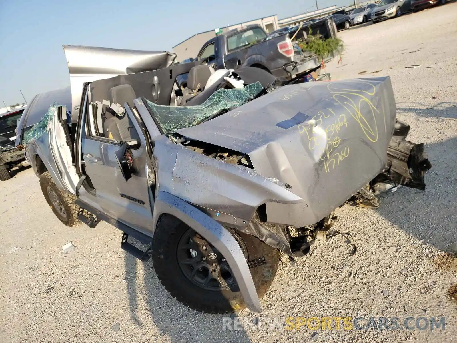 1 Photograph of a damaged car 5TFAZ5CNXMX117760 TOYOTA TACOMA 2021