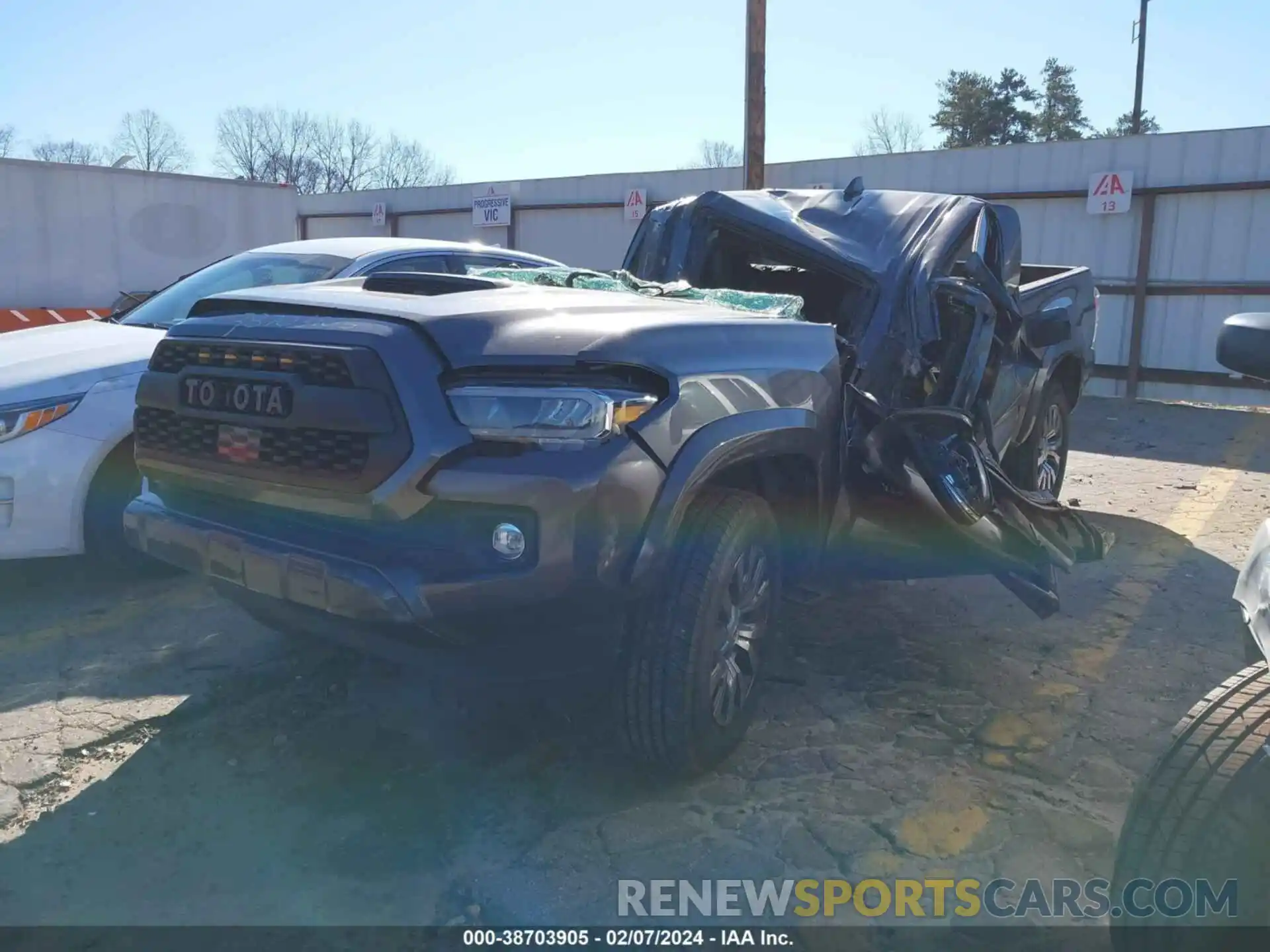 2 Photograph of a damaged car 5TFCZ5AN0MX244383 TOYOTA TACOMA 2021