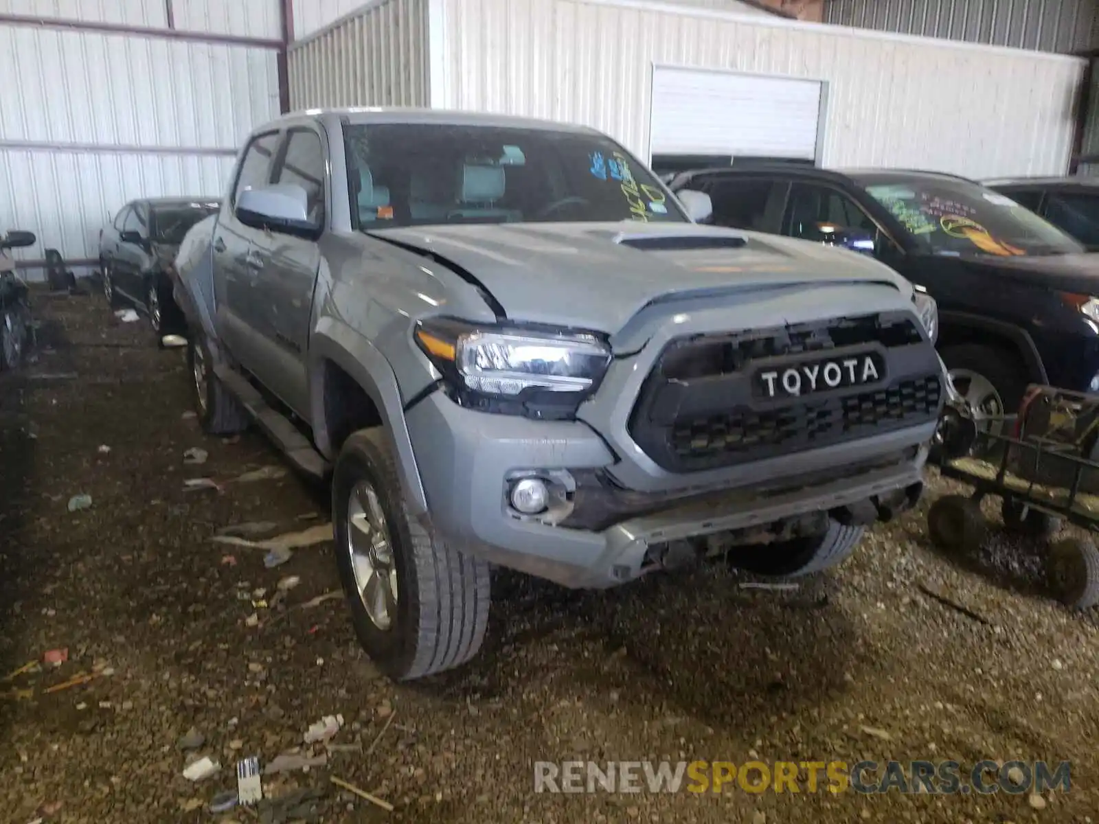 1 Photograph of a damaged car 5TFCZ5AN0MX252337 TOYOTA TACOMA 2021