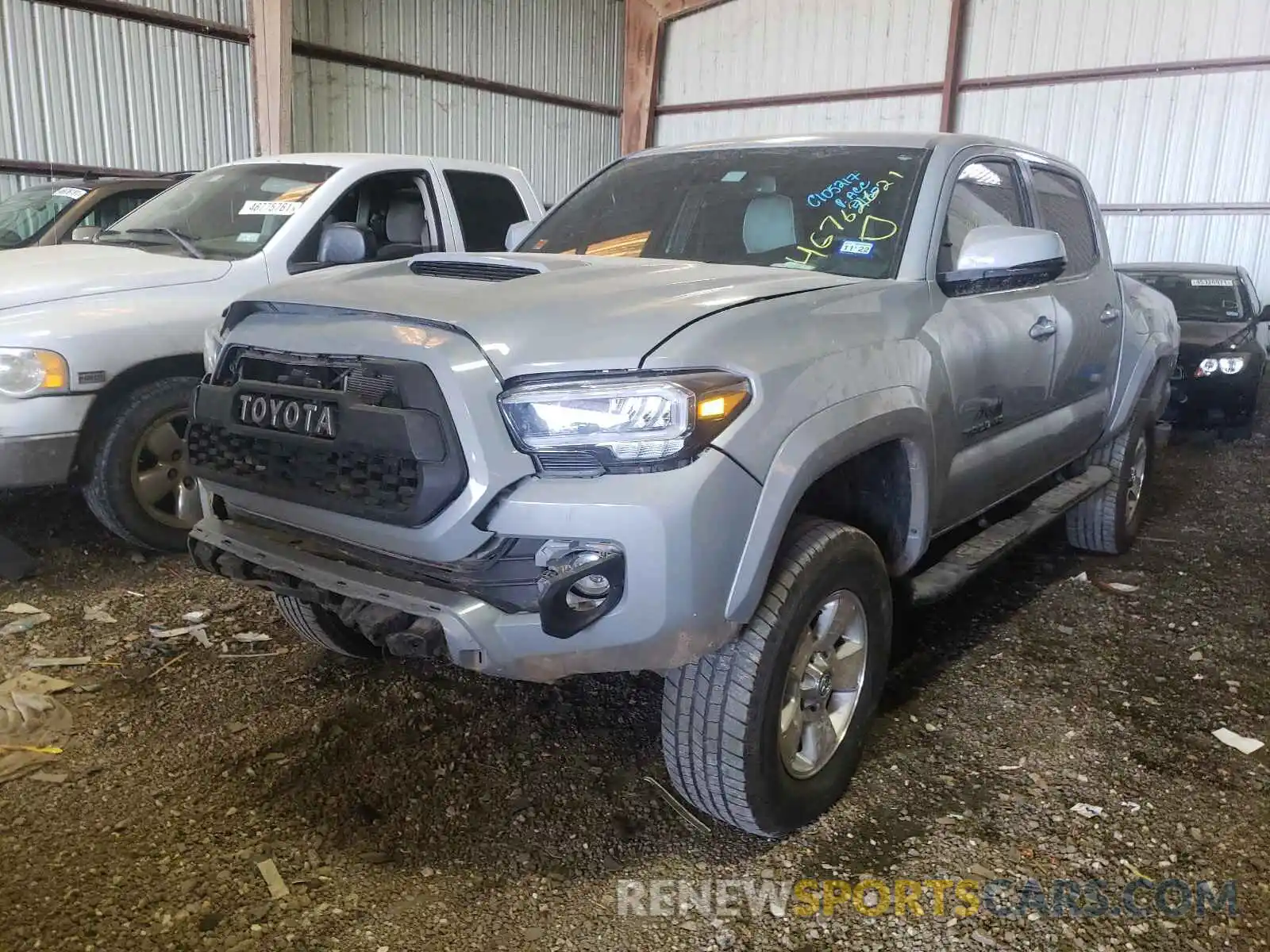 2 Photograph of a damaged car 5TFCZ5AN0MX252337 TOYOTA TACOMA 2021