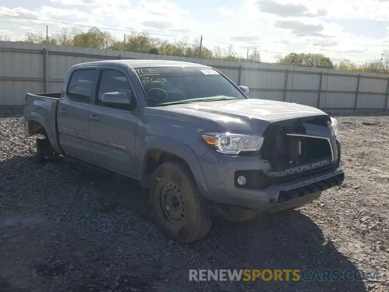 1 Photograph of a damaged car 5TFCZ5AN0MX254492 TOYOTA TACOMA 2021