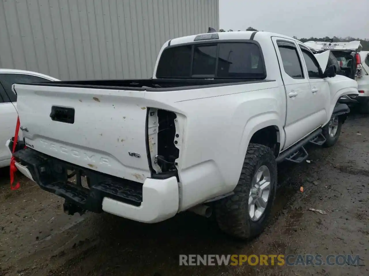 4 Фотография поврежденного автомобиля 5TFCZ5AN0MX257926 TOYOTA TACOMA 2021