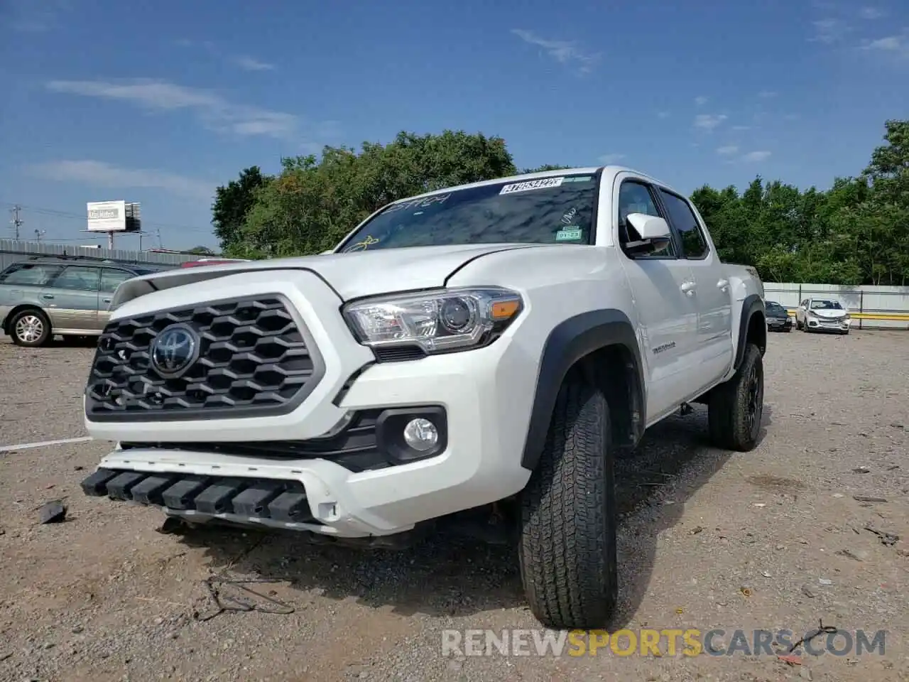 2 Photograph of a damaged car 5TFCZ5AN0MX259904 TOYOTA TACOMA 2021