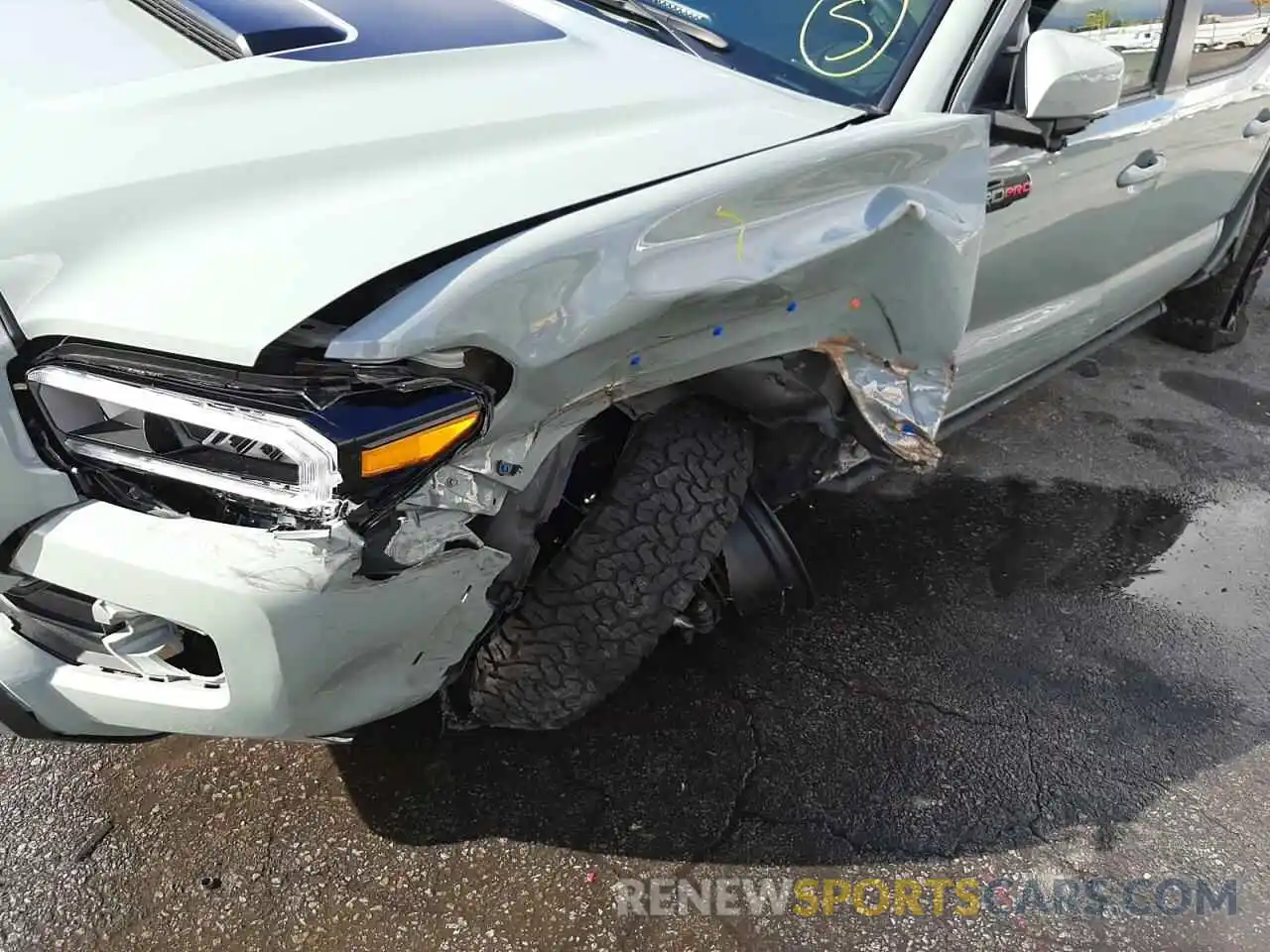 9 Photograph of a damaged car 5TFCZ5AN0MX265251 TOYOTA TACOMA 2021