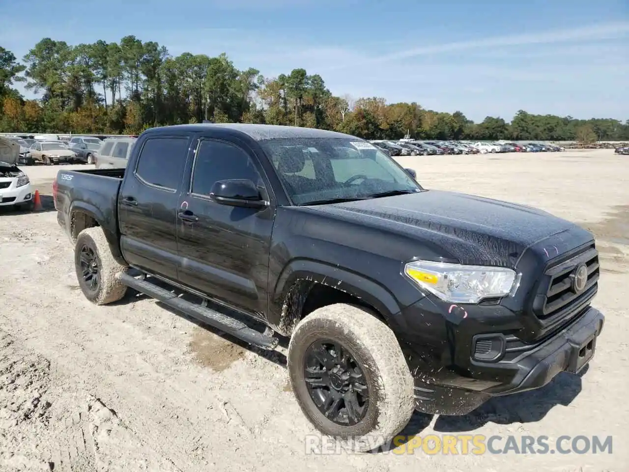 1 Photograph of a damaged car 5TFCZ5AN0MX266285 TOYOTA TACOMA 2021