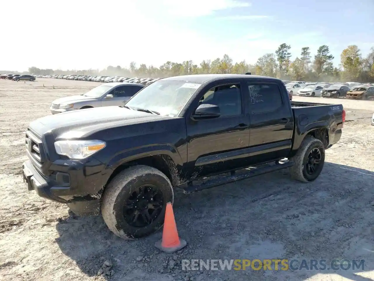 2 Photograph of a damaged car 5TFCZ5AN0MX266285 TOYOTA TACOMA 2021