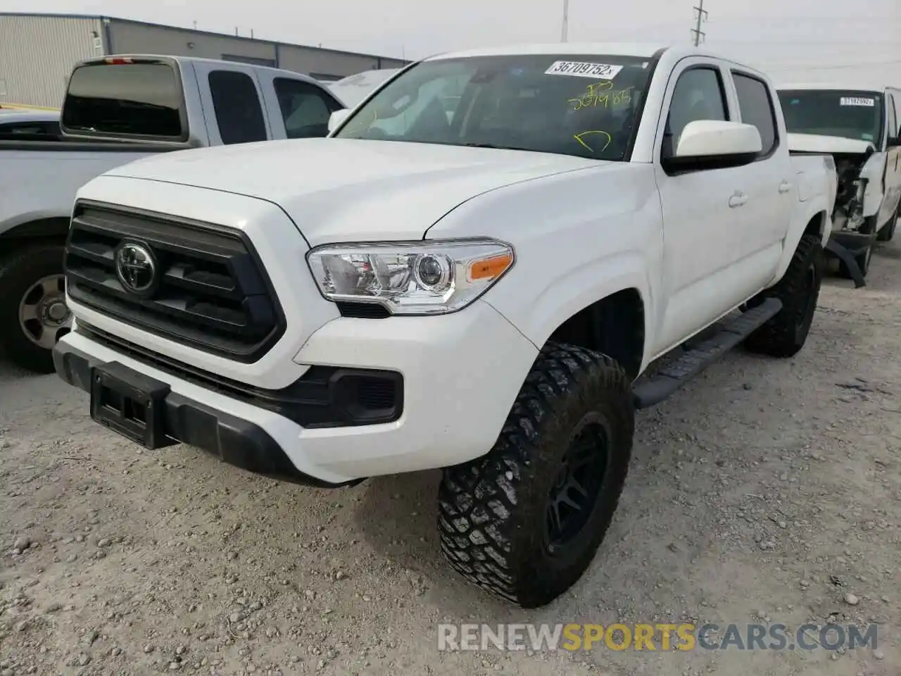 2 Photograph of a damaged car 5TFCZ5AN0MX267985 TOYOTA TACOMA 2021