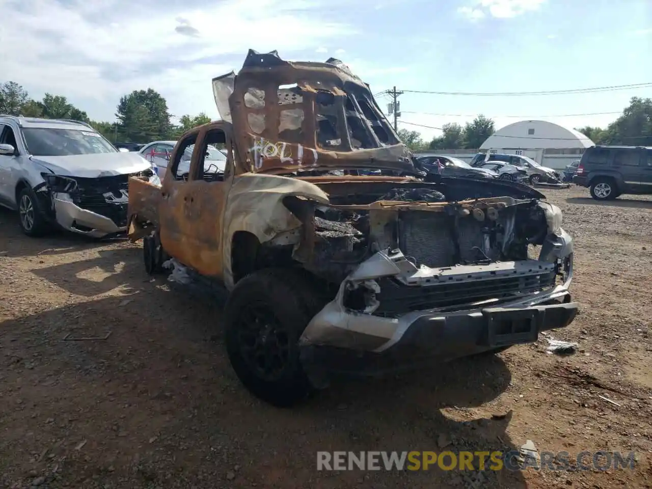 1 Photograph of a damaged car 5TFCZ5AN0MX270269 TOYOTA TACOMA 2021