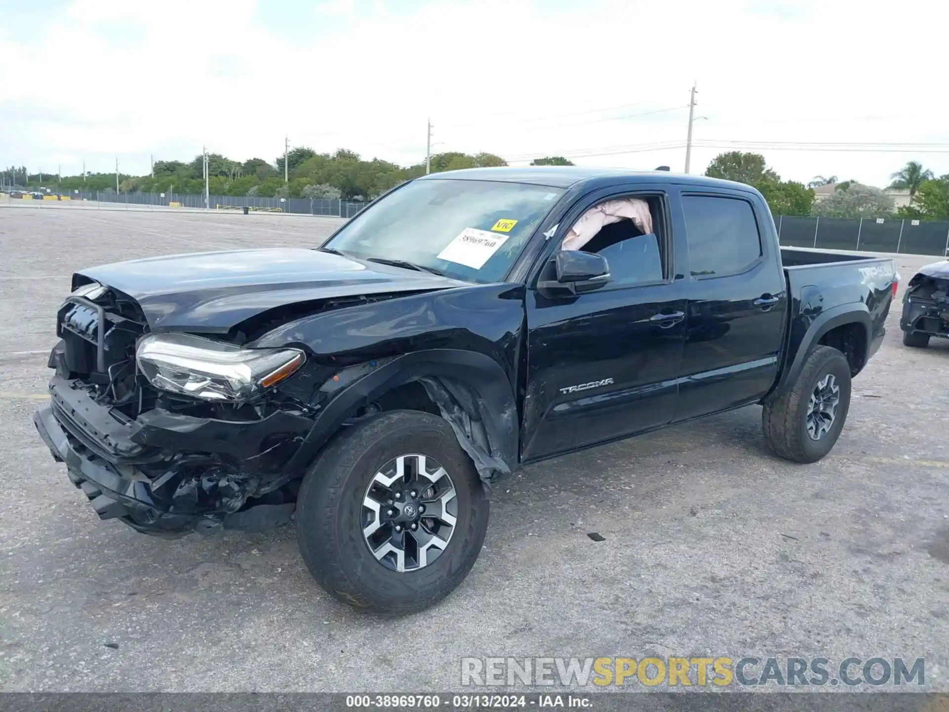 2 Photograph of a damaged car 5TFCZ5AN0MX277075 TOYOTA TACOMA 2021