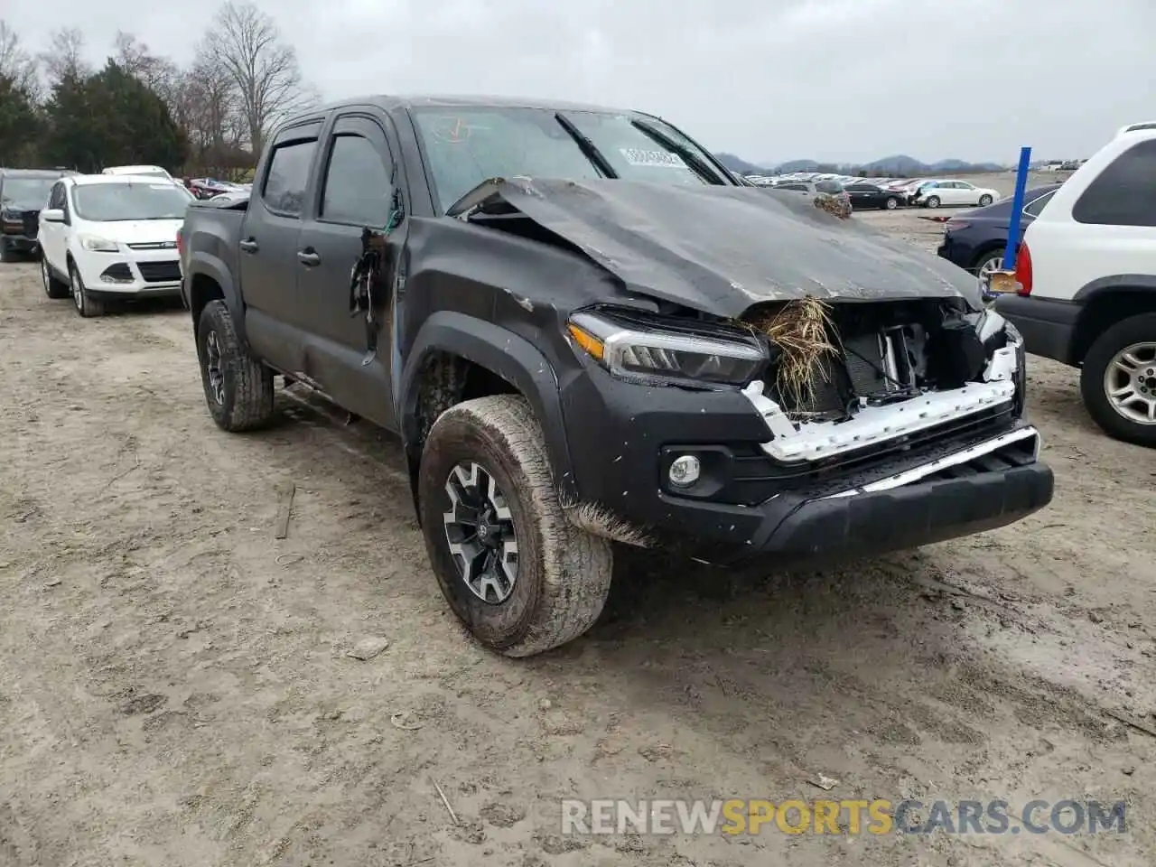 1 Photograph of a damaged car 5TFCZ5AN1MX247521 TOYOTA TACOMA 2021