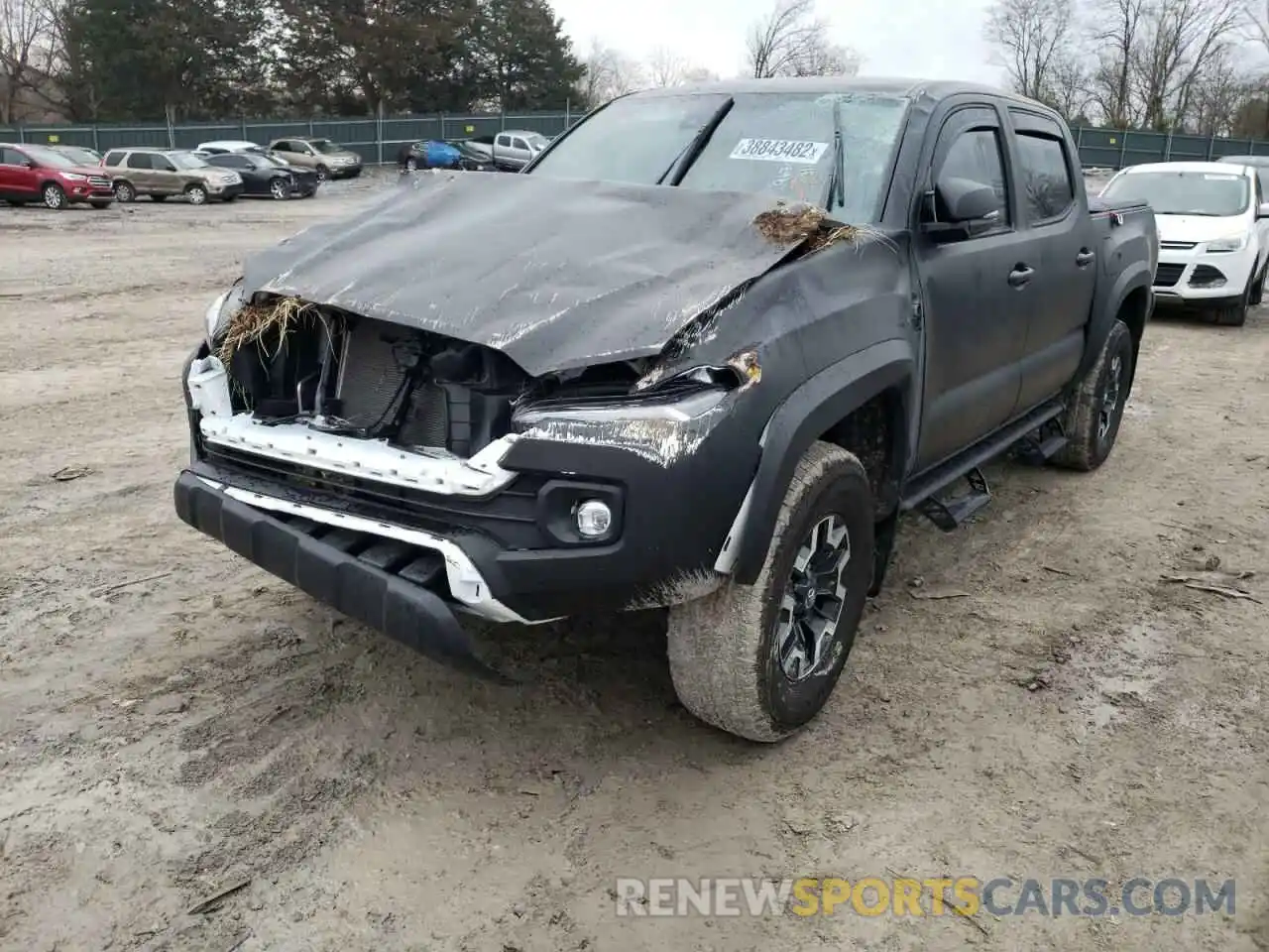 2 Photograph of a damaged car 5TFCZ5AN1MX247521 TOYOTA TACOMA 2021