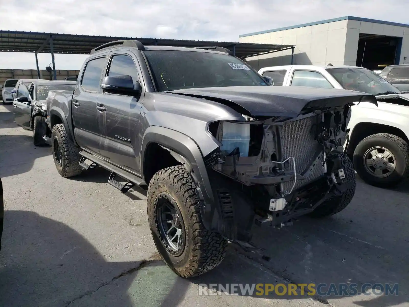 1 Photograph of a damaged car 5TFCZ5AN1MX247728 TOYOTA TACOMA 2021