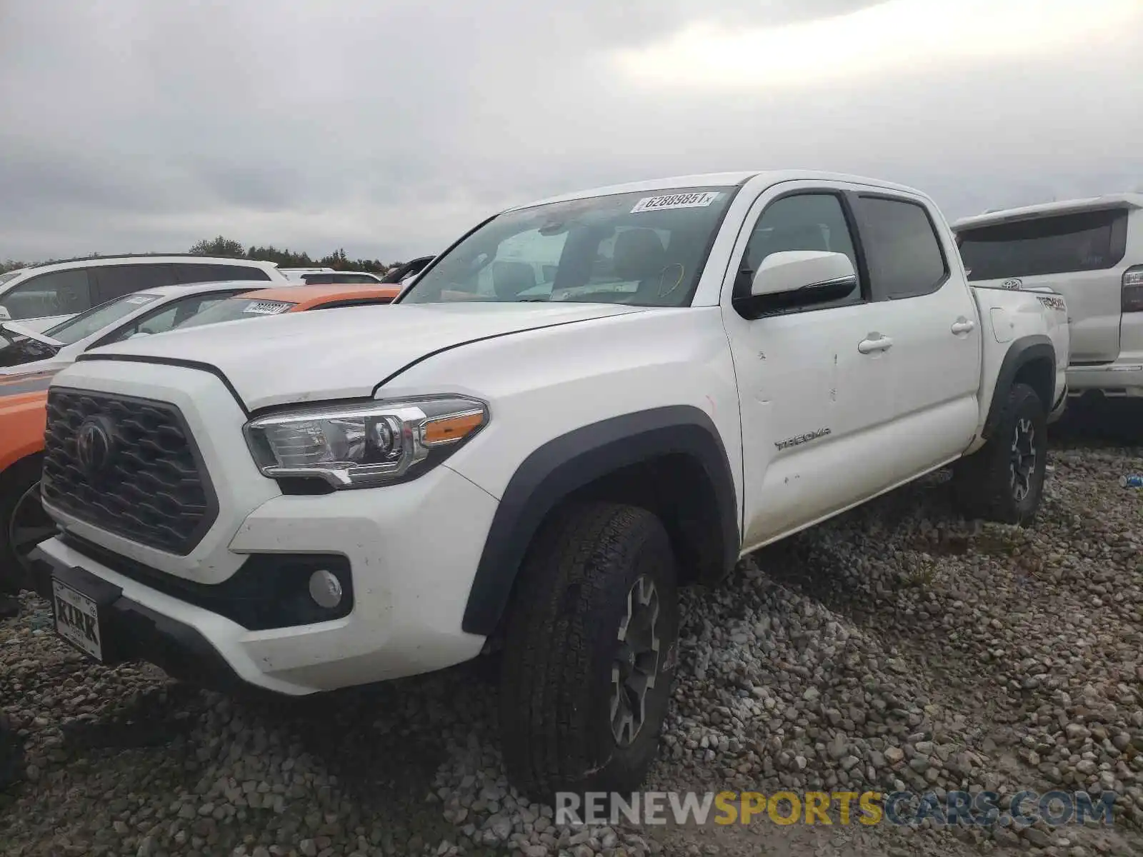 2 Photograph of a damaged car 5TFCZ5AN1MX248734 TOYOTA TACOMA 2021