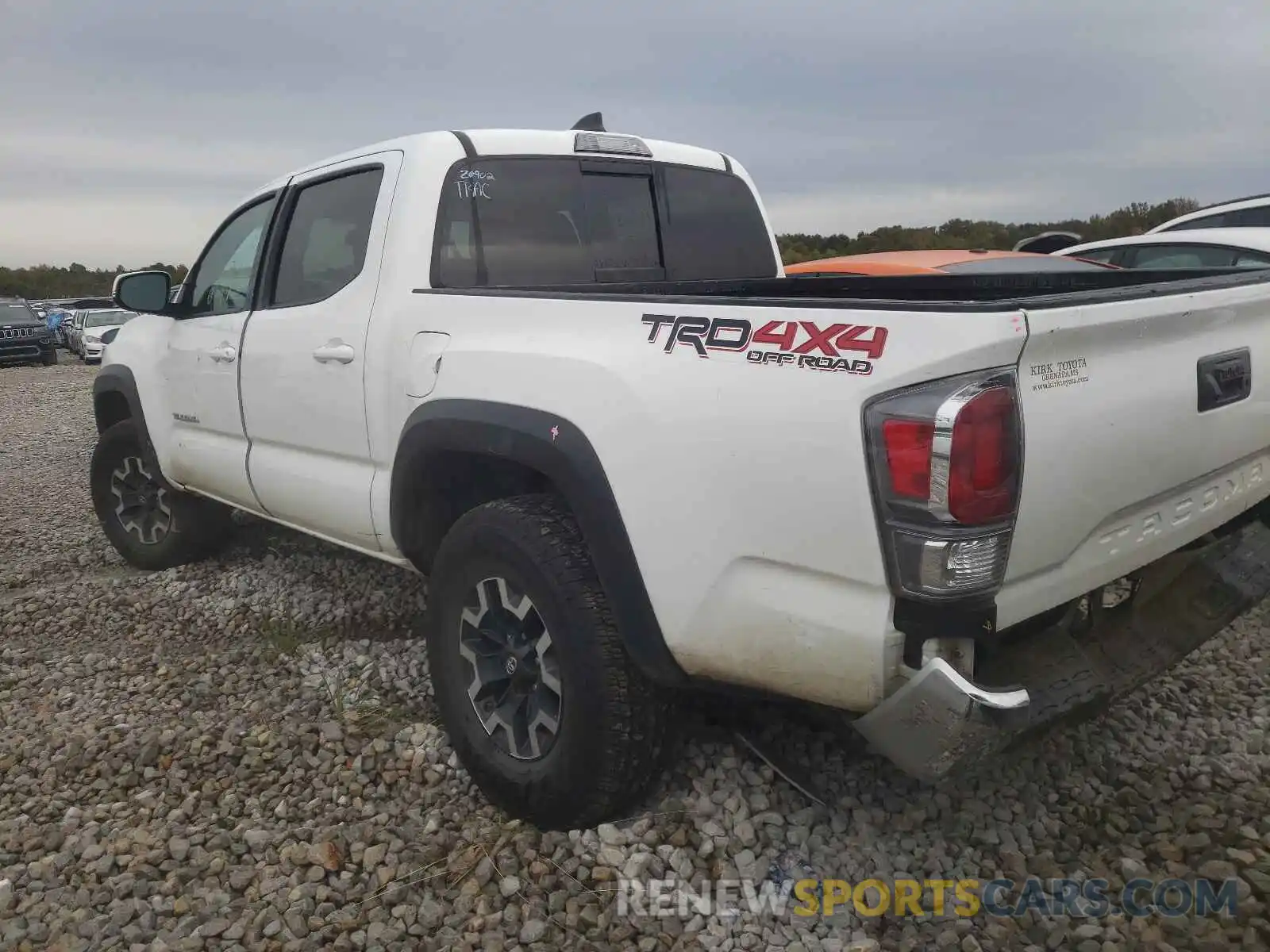 3 Photograph of a damaged car 5TFCZ5AN1MX248734 TOYOTA TACOMA 2021