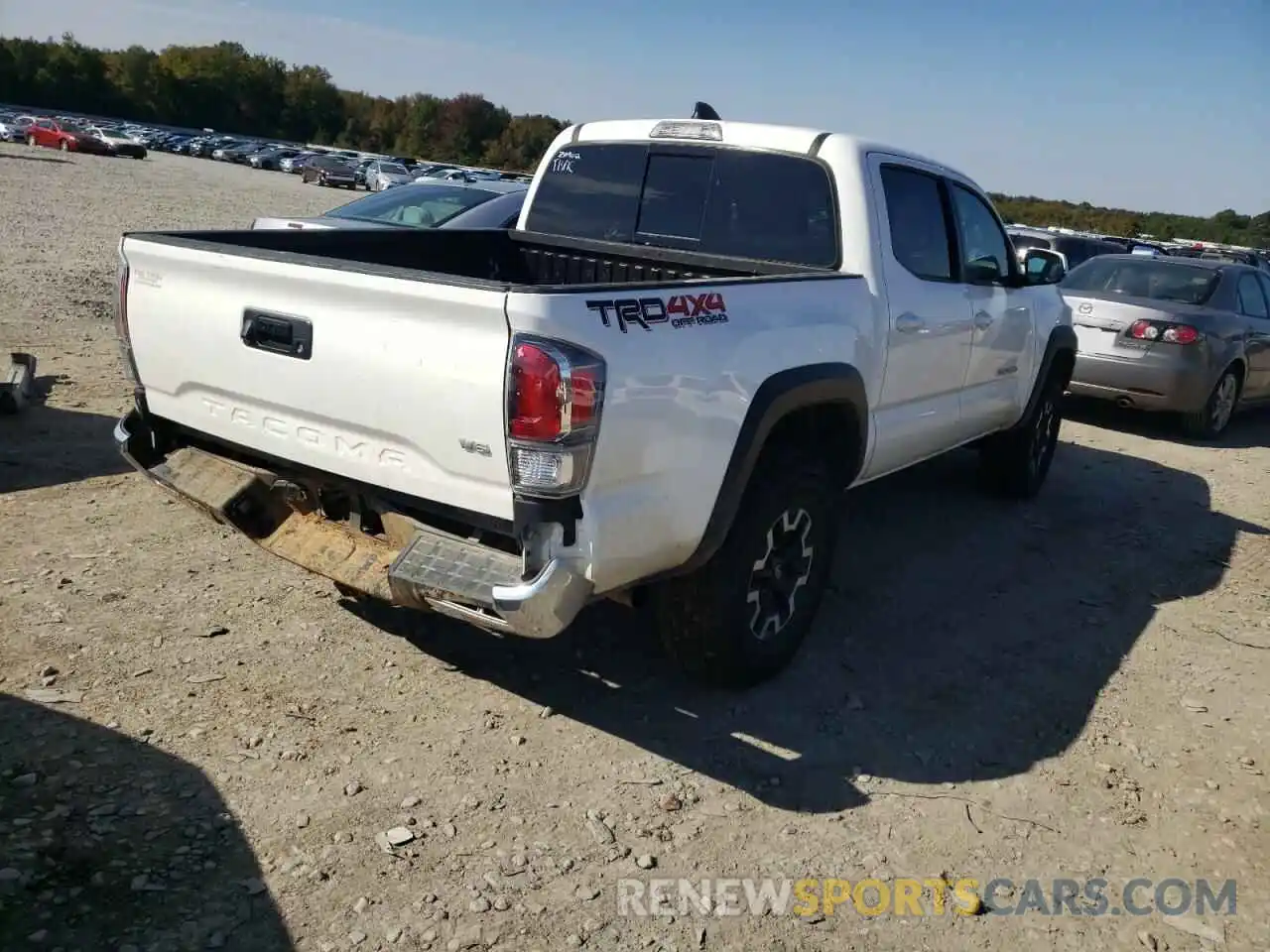 4 Photograph of a damaged car 5TFCZ5AN1MX248734 TOYOTA TACOMA 2021