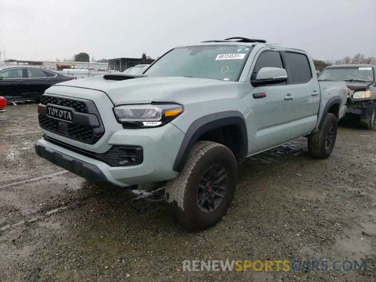 2 Photograph of a damaged car 5TFCZ5AN1MX248930 TOYOTA TACOMA 2021