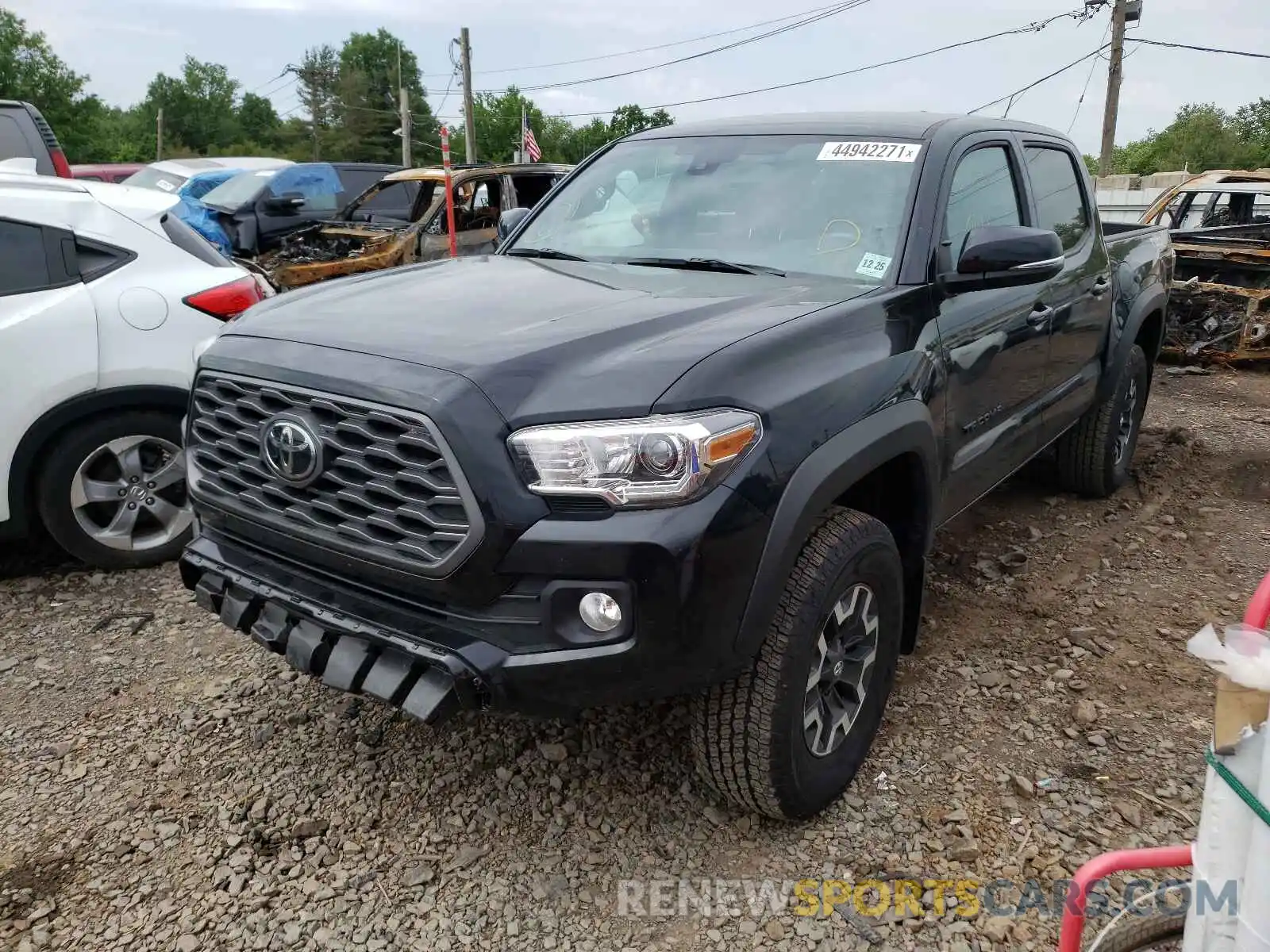 2 Фотография поврежденного автомобиля 5TFCZ5AN1MX250323 TOYOTA TACOMA 2021