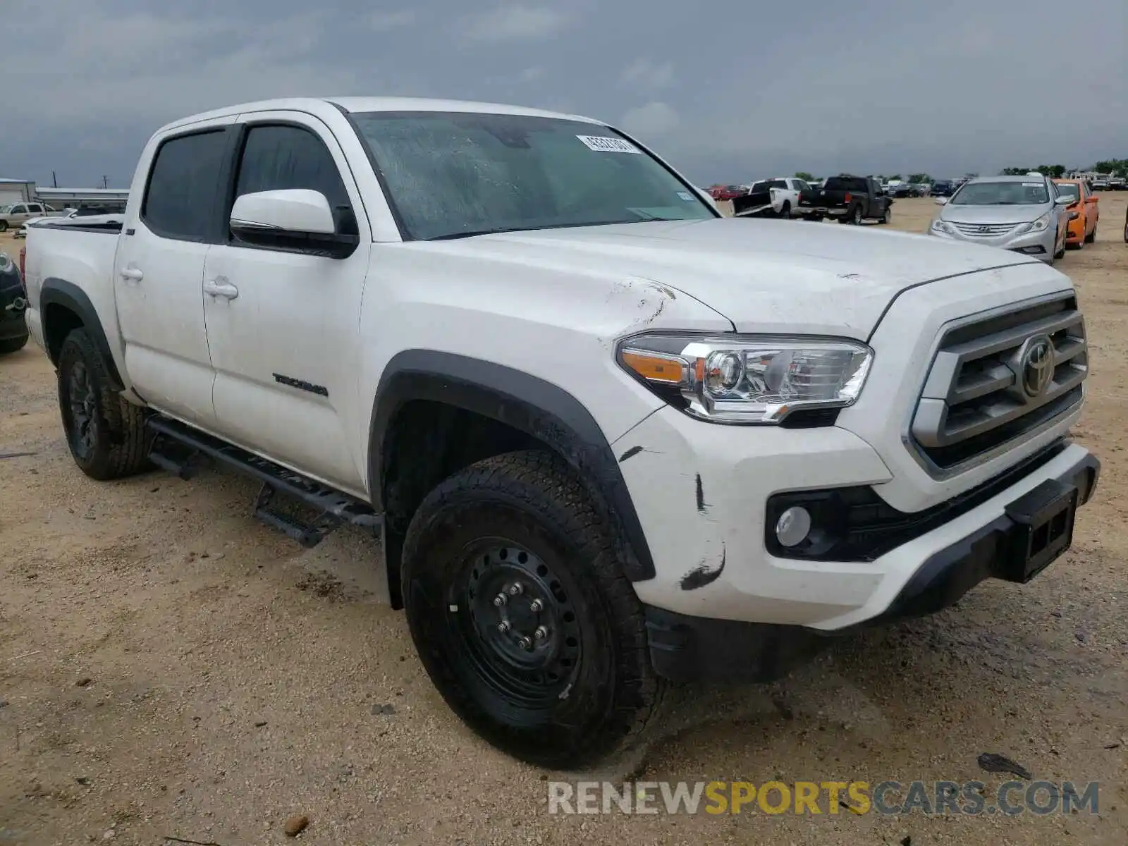 1 Photograph of a damaged car 5TFCZ5AN1MX252489 TOYOTA TACOMA 2021