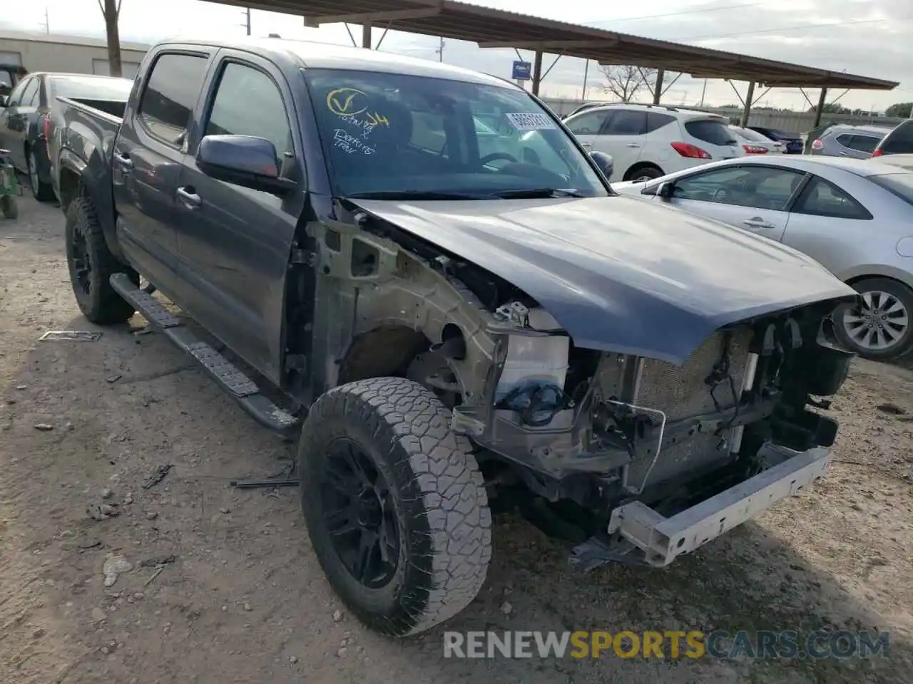 1 Photograph of a damaged car 5TFCZ5AN1MX253979 TOYOTA TACOMA 2021