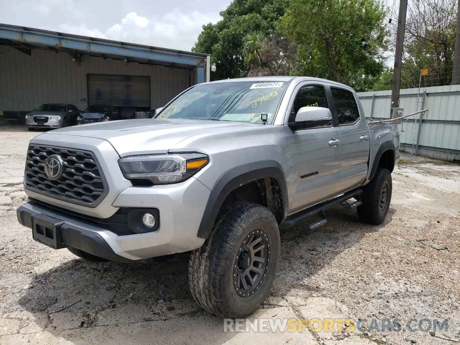 2 Photograph of a damaged car 5TFCZ5AN1MX254632 TOYOTA TACOMA 2021