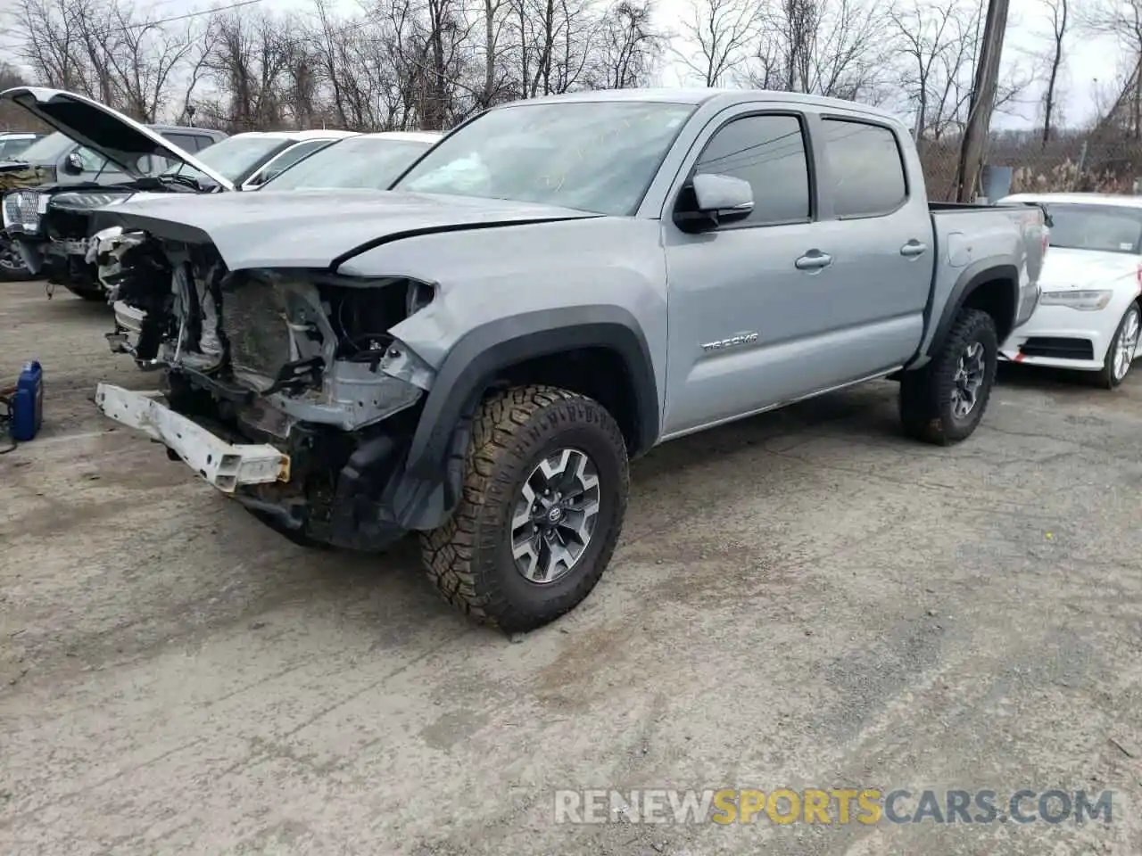 2 Photograph of a damaged car 5TFCZ5AN1MX256123 TOYOTA TACOMA 2021