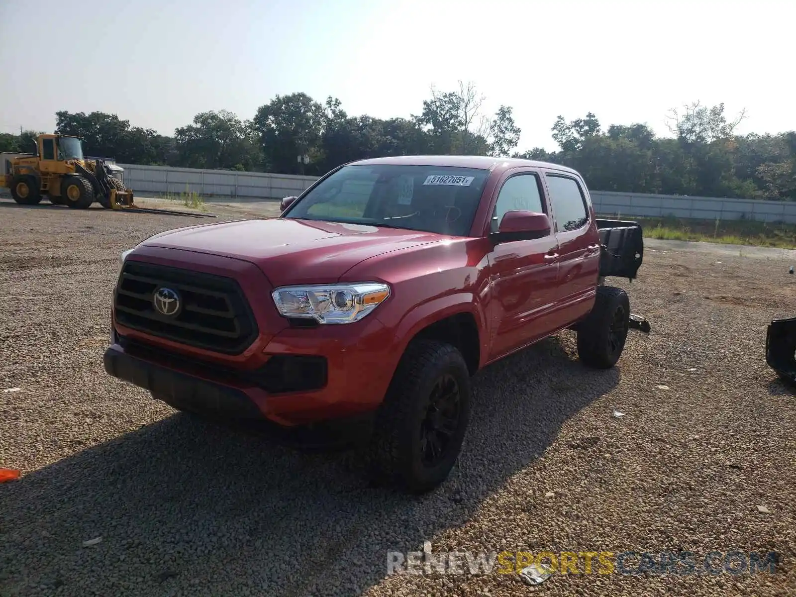 2 Photograph of a damaged car 5TFCZ5AN1MX257689 TOYOTA TACOMA 2021