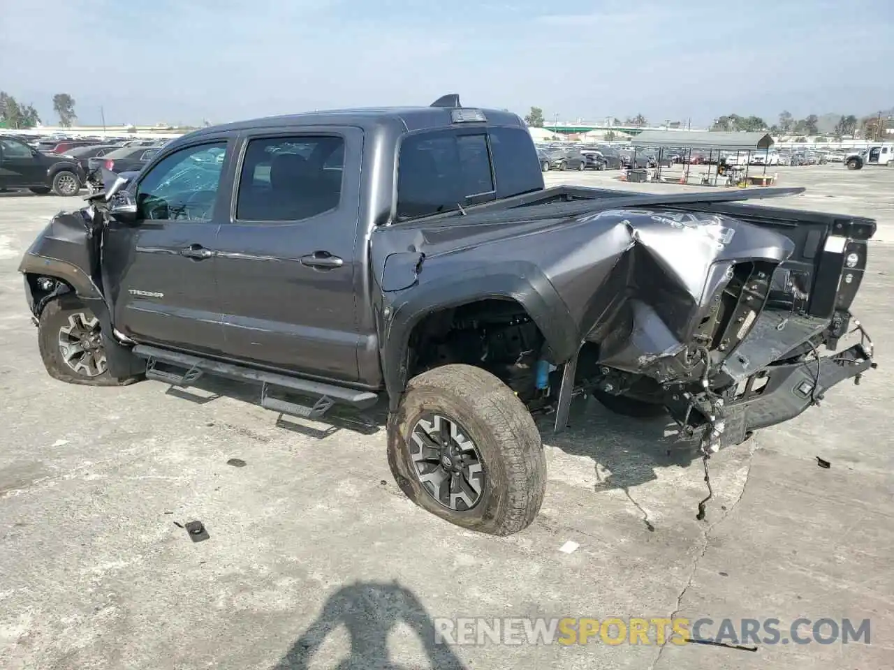 2 Photograph of a damaged car 5TFCZ5AN1MX257918 TOYOTA TACOMA 2021