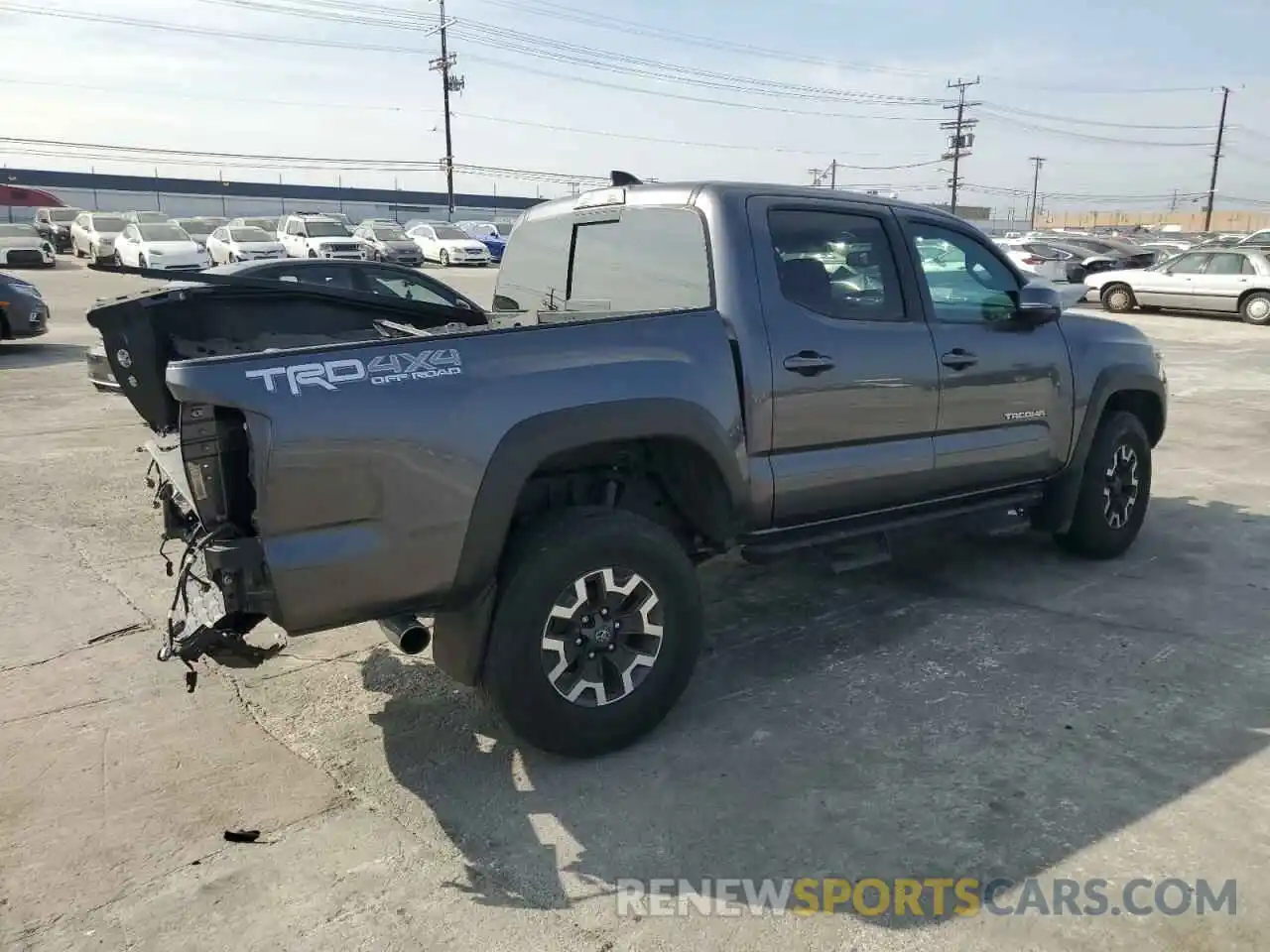 3 Photograph of a damaged car 5TFCZ5AN1MX257918 TOYOTA TACOMA 2021