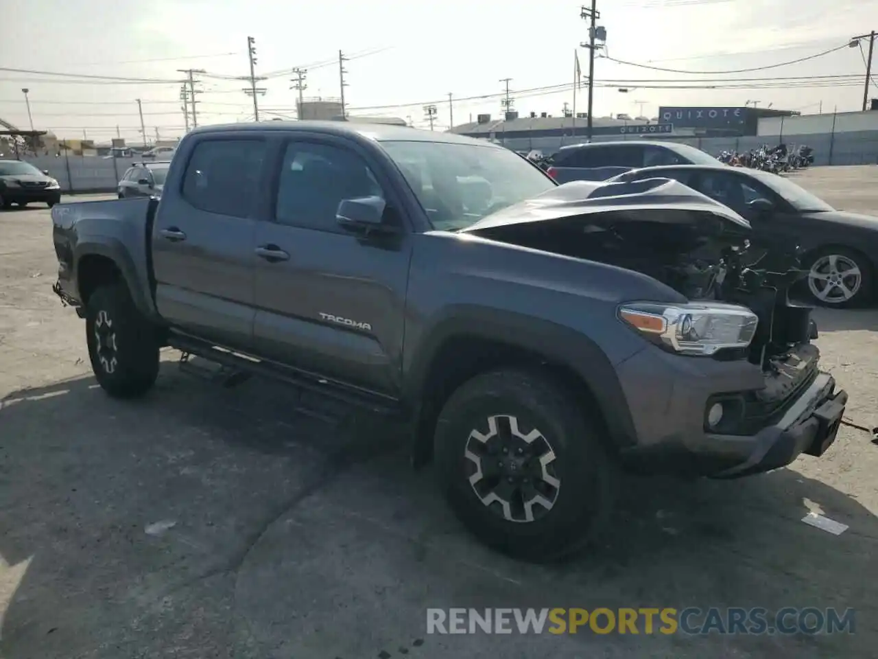 4 Фотография поврежденного автомобиля 5TFCZ5AN1MX257918 TOYOTA TACOMA 2021