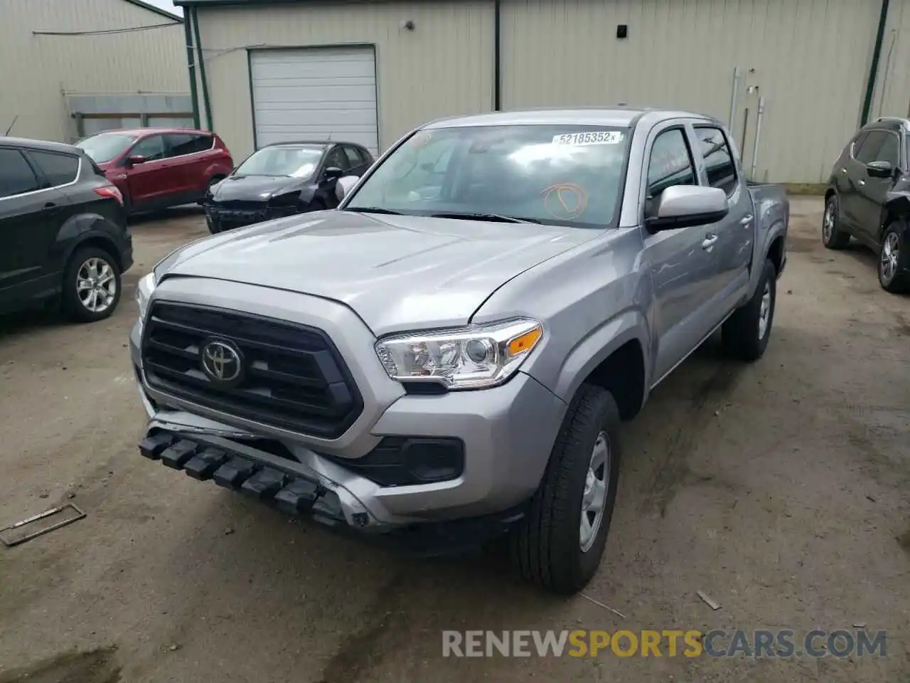 2 Photograph of a damaged car 5TFCZ5AN1MX261029 TOYOTA TACOMA 2021