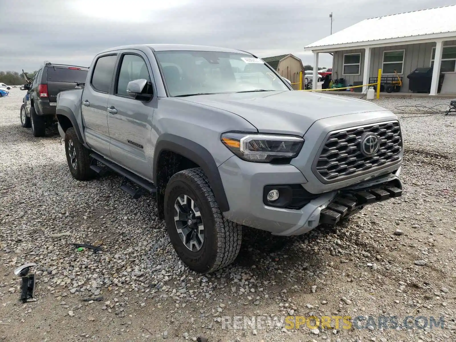 1 Photograph of a damaged car 5TFCZ5AN1MX265775 TOYOTA TACOMA 2021