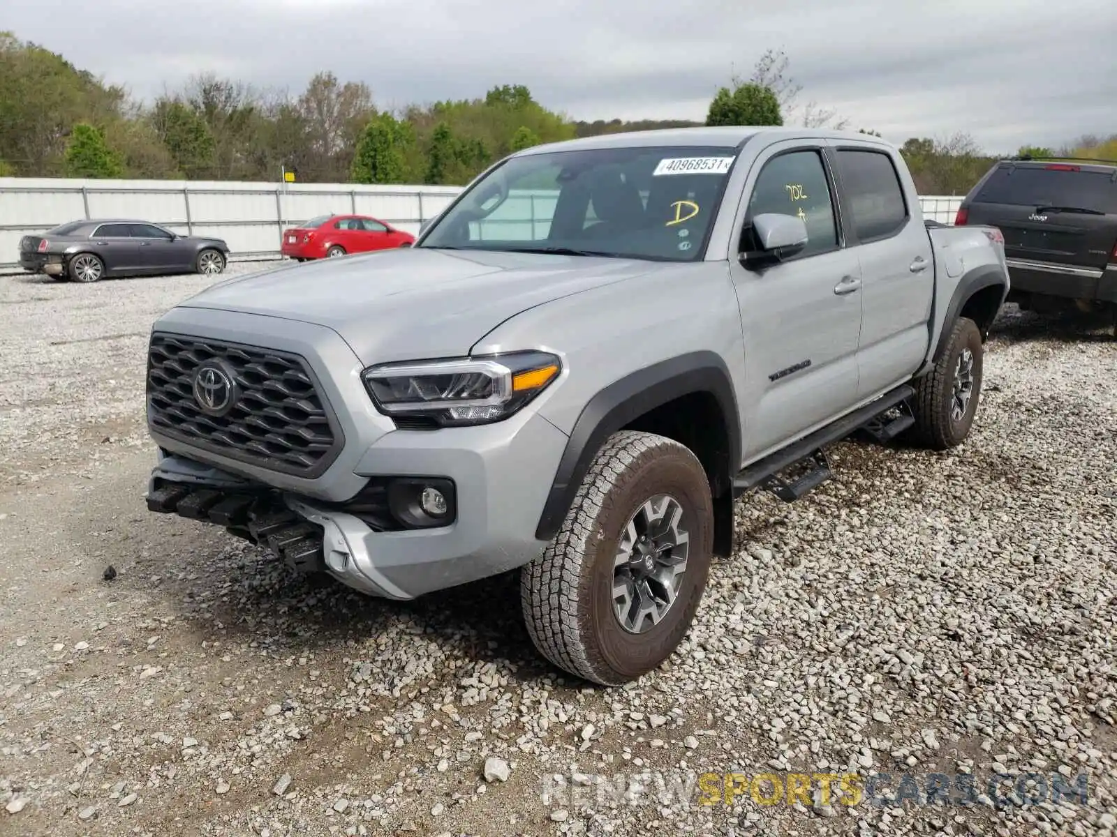 2 Photograph of a damaged car 5TFCZ5AN1MX265775 TOYOTA TACOMA 2021