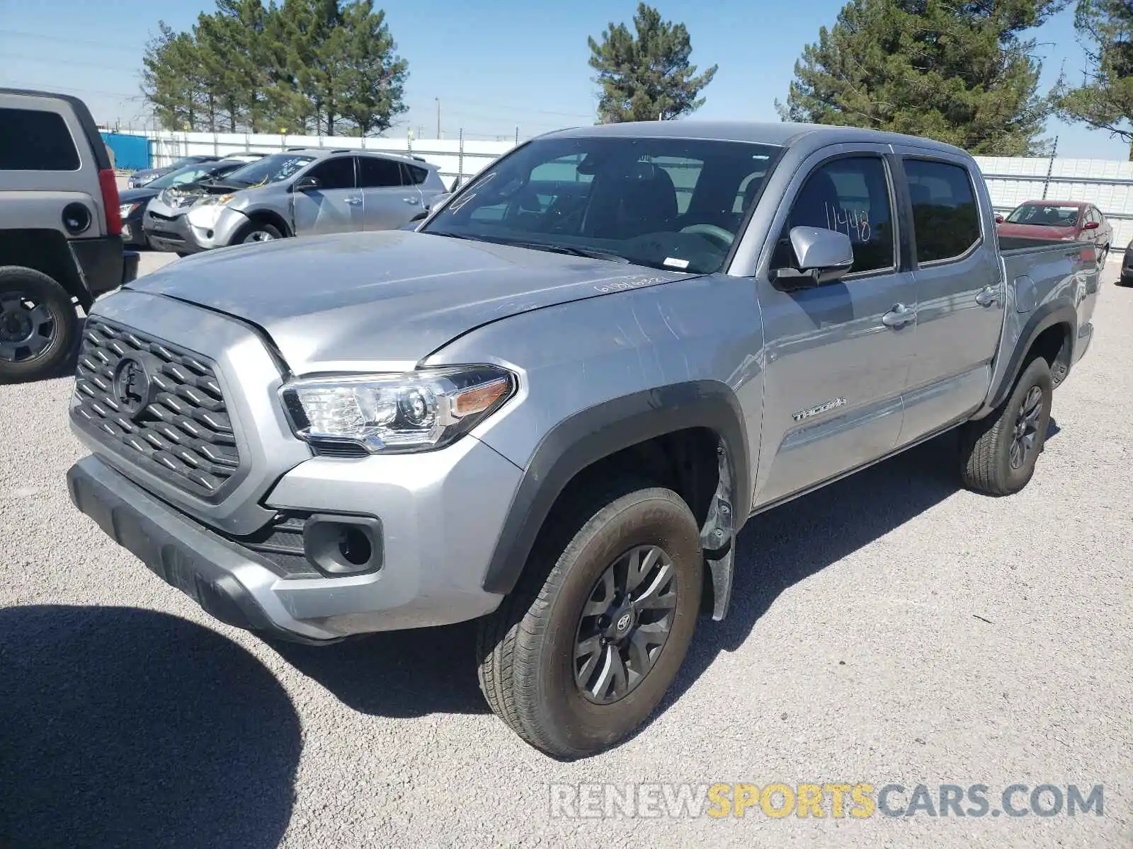 2 Photograph of a damaged car 5TFCZ5AN1MX267171 TOYOTA TACOMA 2021