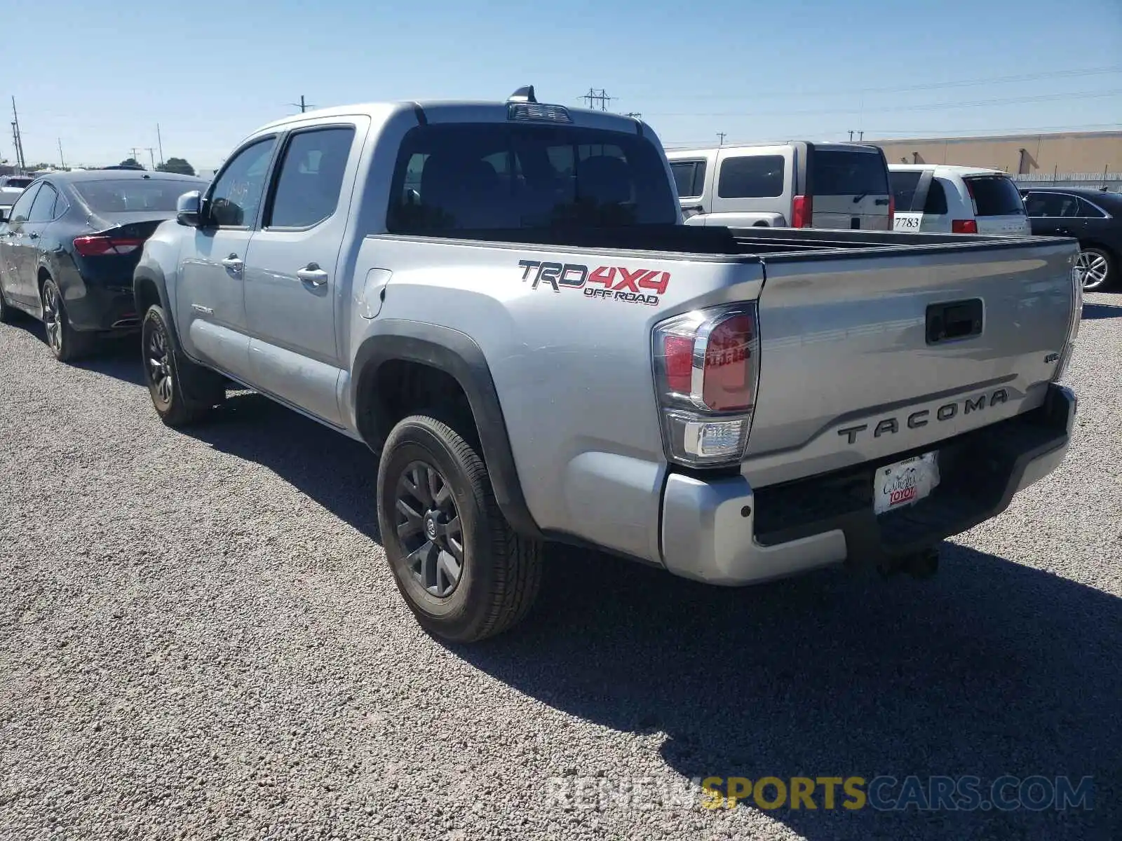 3 Photograph of a damaged car 5TFCZ5AN1MX267171 TOYOTA TACOMA 2021