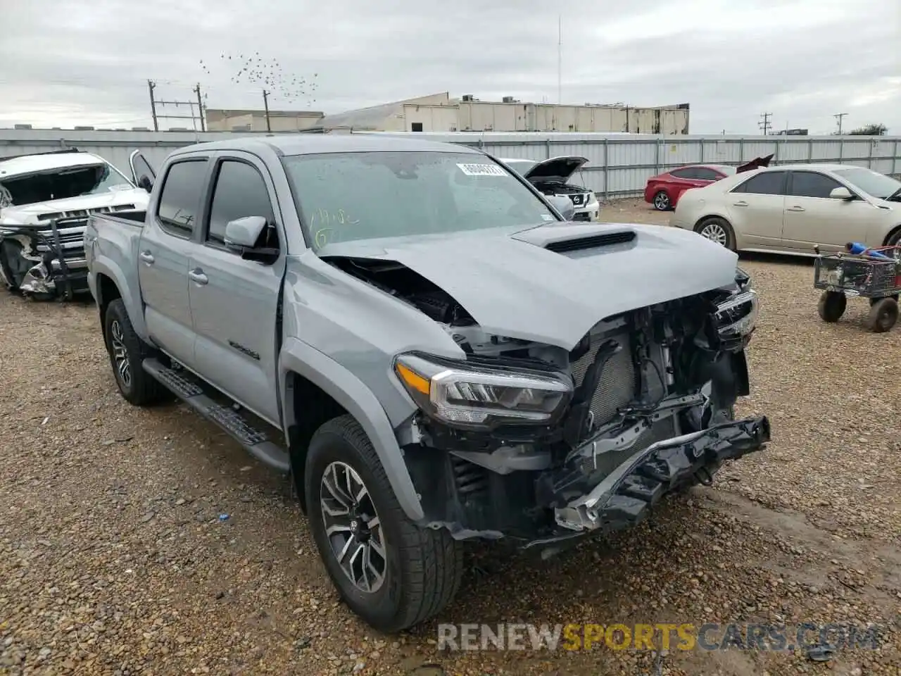 1 Photograph of a damaged car 5TFCZ5AN1MX268191 TOYOTA TACOMA 2021