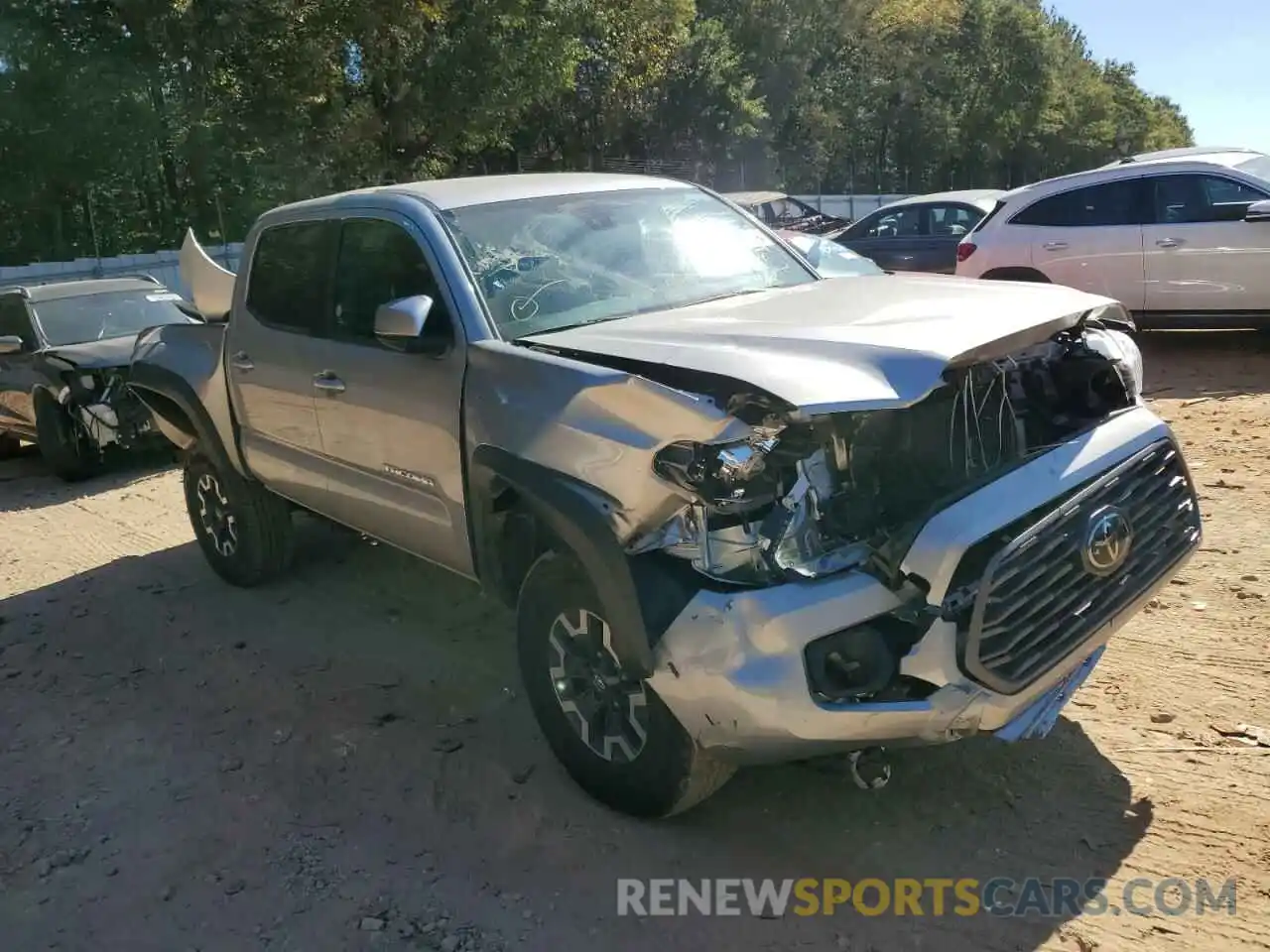 1 Photograph of a damaged car 5TFCZ5AN1MX269020 TOYOTA TACOMA 2021