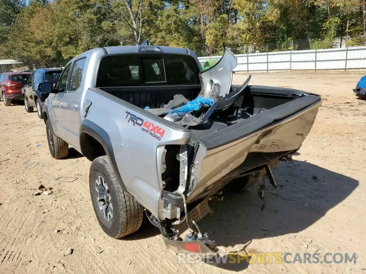 3 Photograph of a damaged car 5TFCZ5AN1MX269020 TOYOTA TACOMA 2021