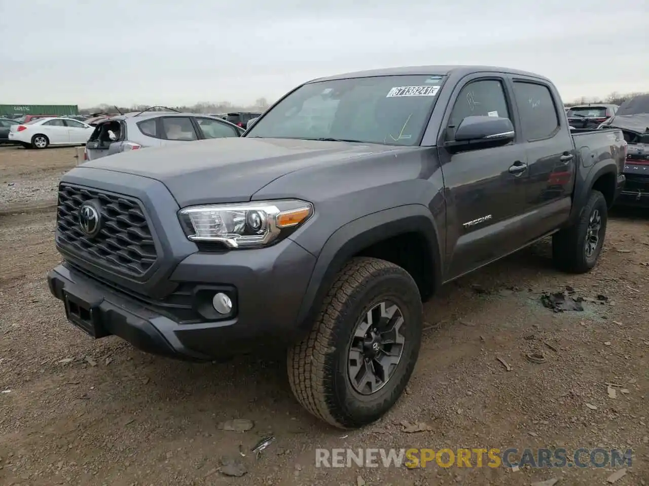 2 Photograph of a damaged car 5TFCZ5AN1MX272726 TOYOTA TACOMA 2021